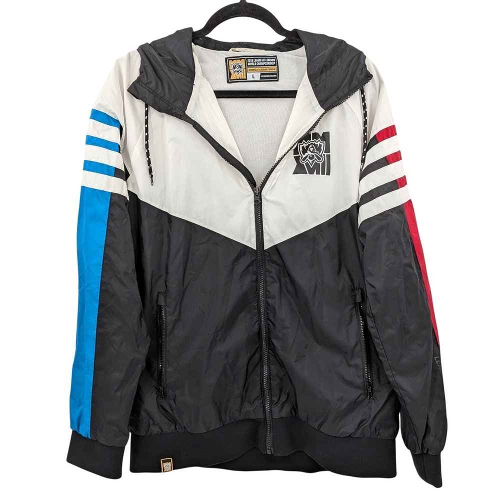 League of Legends 2018 World Championship Riot Games Windbreaker Jacket L Korea